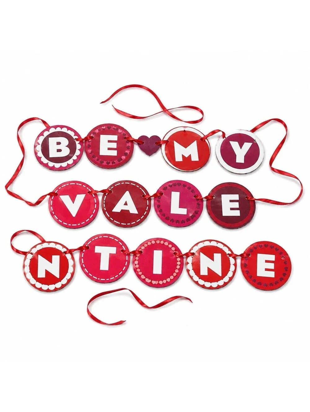 Be My Valentine Letter Banner 7 ft 213 cm Garland Party Decoration New NIP